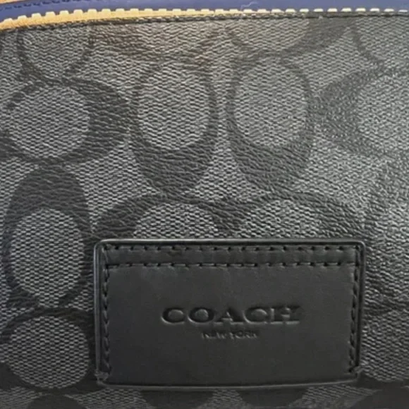Track Belt Bag In Colorblock Signature Canvas